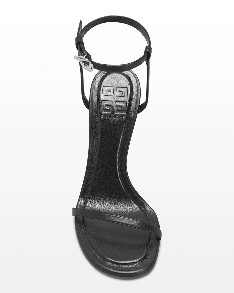 商品Givenchy|G Cube Lambskin Ankle-Strap Sandals,价格¥3231,第5张图片详细描述