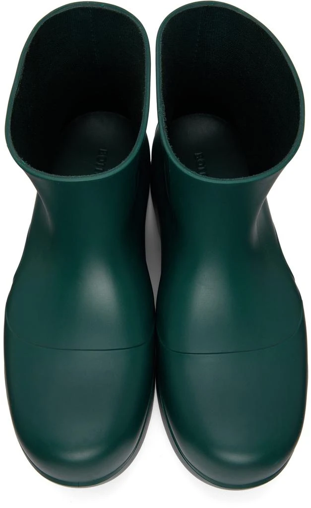 商品Bottega Veneta|Green Matte Puddle Chelsea Boots,价格¥6226,第5张图片详细描述