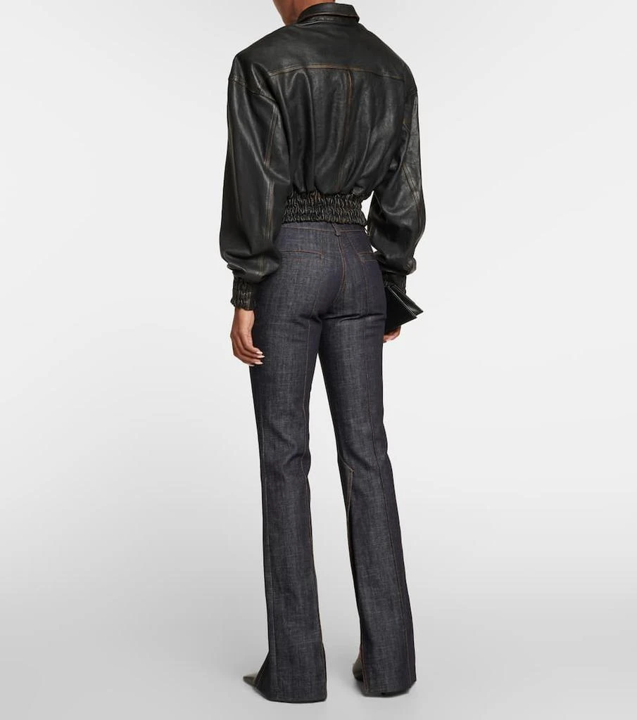 商品The Mannei|Nice leather bomber jacket,价格¥10268,第3张图片详细描述