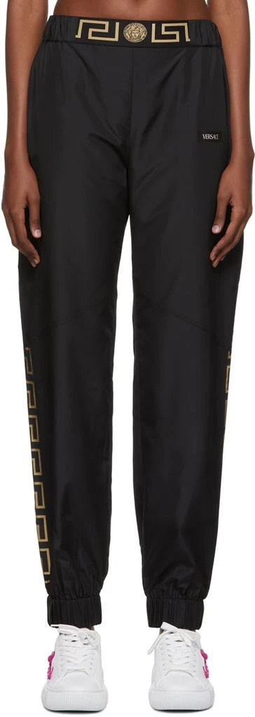 商品Versace|Black Polyetser Sport Pants,价格¥2092,第1张图片