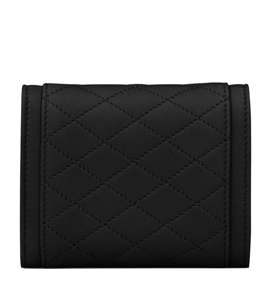 商品Yves Saint Laurent|Leather Quilted Logo Wallet,价格¥5218,第2张图片详细描述