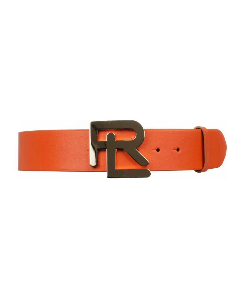 商品Ralph Lauren|Ralph Lauren Orange Rl Logo Belt,价格¥1965,第1张图片
