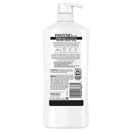 商品Pantene|Pantene Pro-V Ultimate Care 3-in-1 Shampoo, 38.2 fl. oz.,价格¥66,第2张图片详细描述