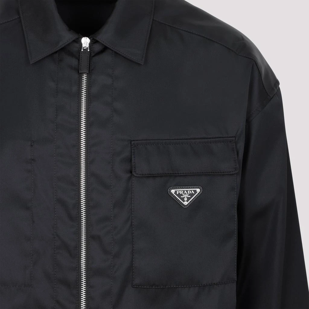 商品Prada|PRADA  RE-NYLON ZIPPED SHIRTJACKET,价格¥10542,第4张图片详细描述
