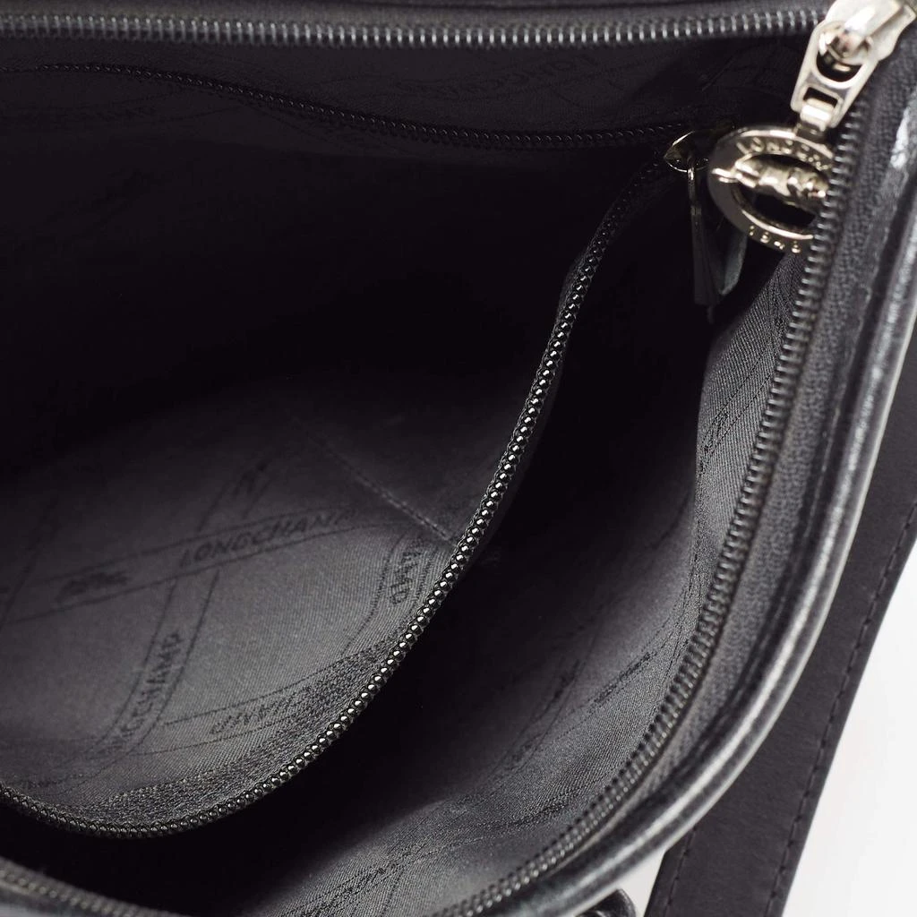 Longchamp Black Leather Roseau Messenger Bag 商品