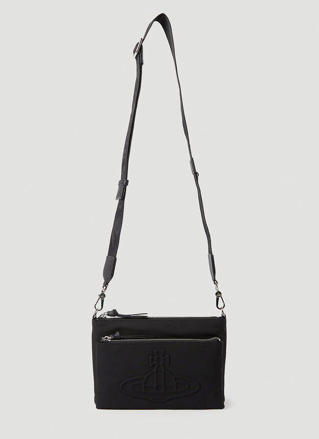 Penny Double Pouch Crossbody Bag in Black商品第1张图片规格展示