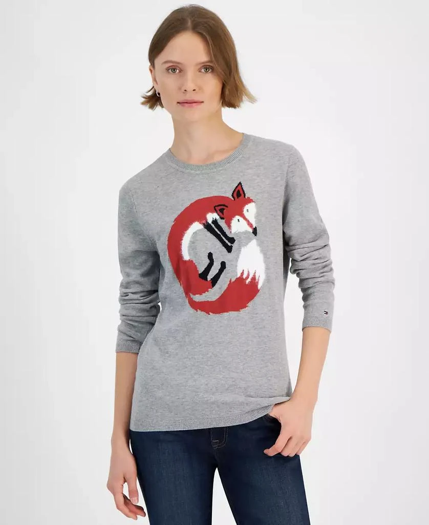 商品Tommy Hilfiger|Women's Graphic Ivy Sweater,价格¥228,第1张图片详细描述