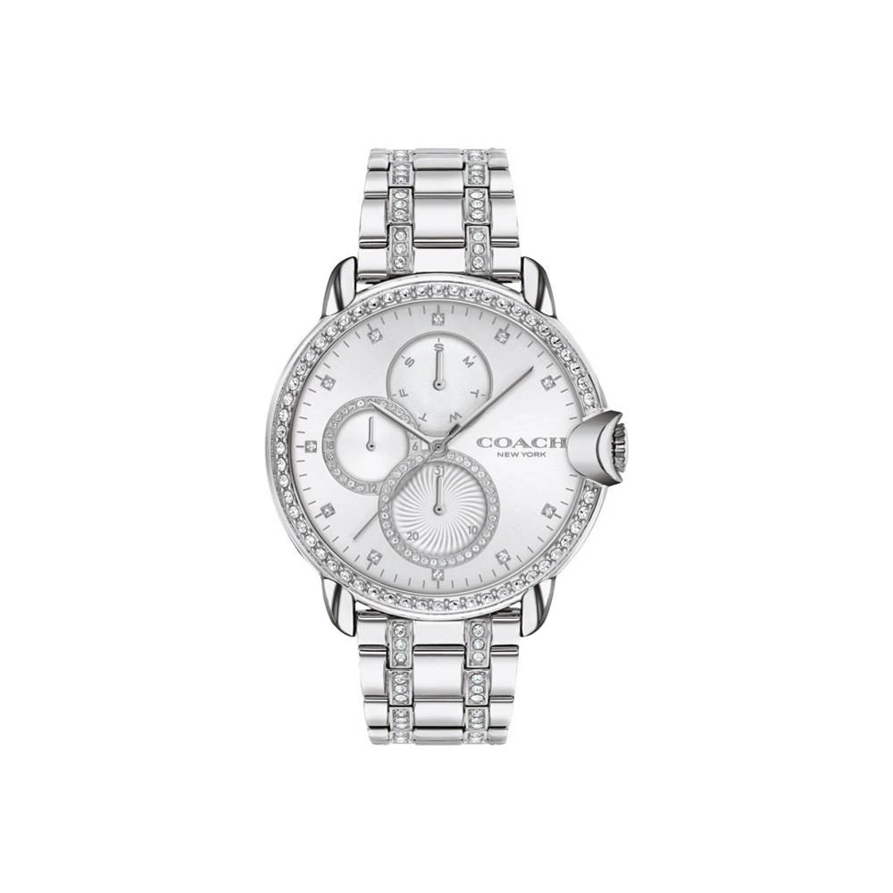 商品Coach|Women's Arden Stainless Steel Bracelet Watch 38mm,价格¥2225,第1张图片