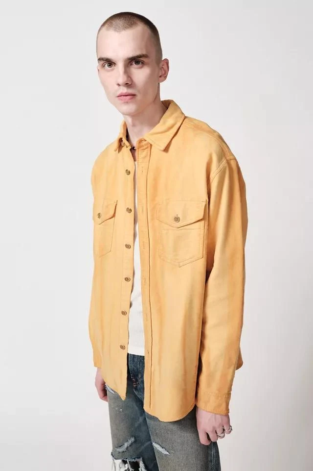 商品BDG|BDG Aiden Chamois Sunwashed Shirt,价格¥113,第1张图片