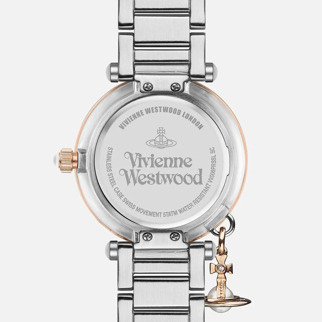 商品Vivienne Westwood|Vivienne Westwood Women's Mother Orb Watch - Silver/Gold,价格¥2385,第2张图片详细描述