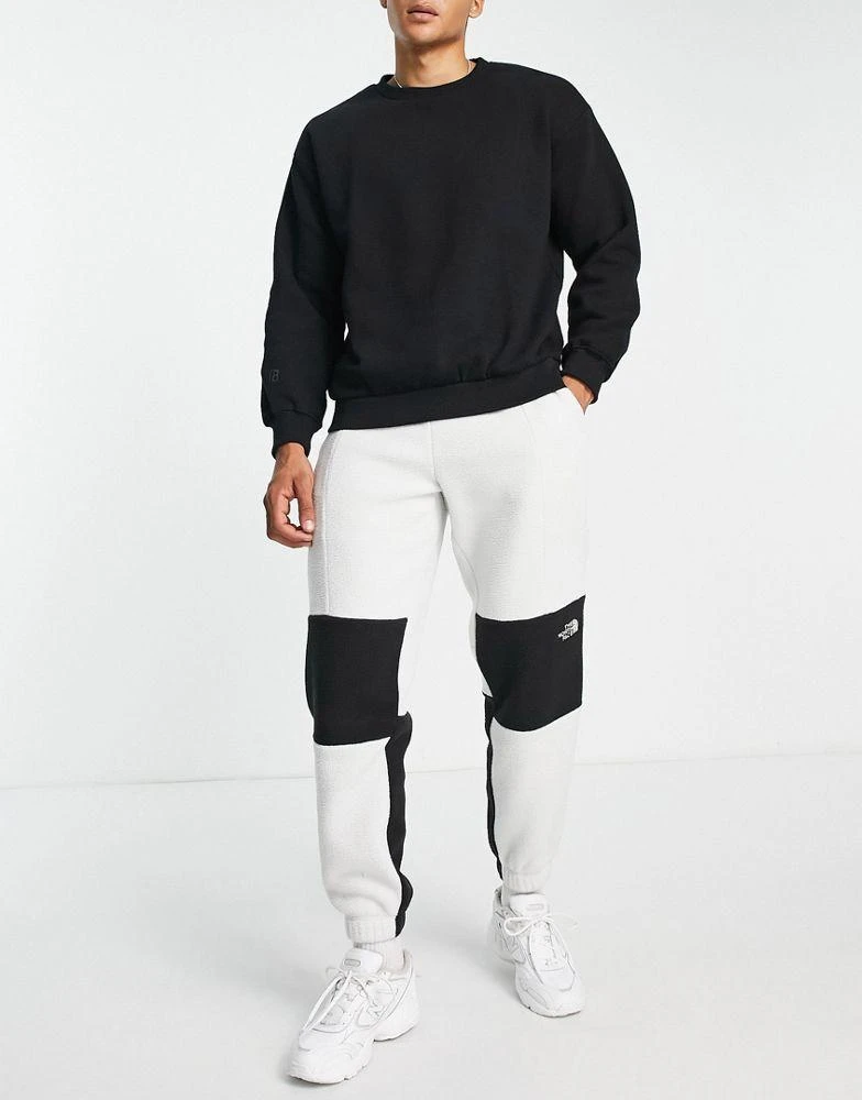 商品The North Face|The North Face Shispare high pile fleece joggers in white and black Exclusive at ASOS,价格¥409,第2张图片详细描述