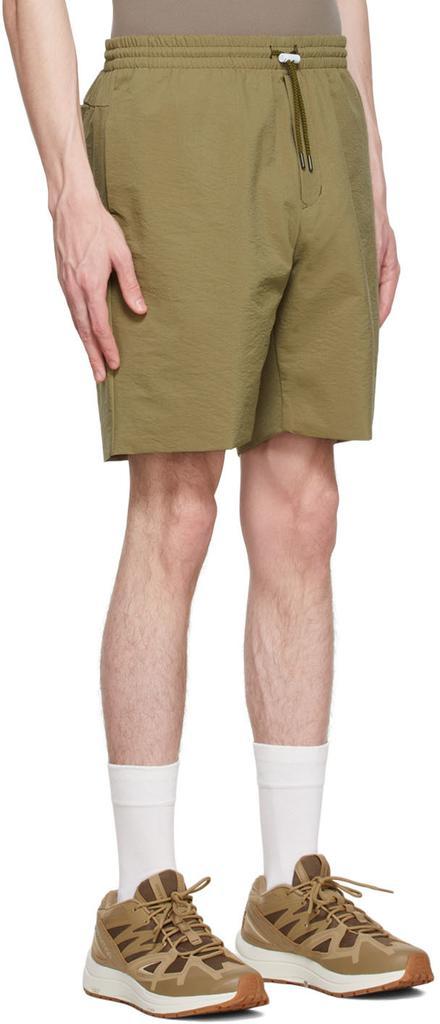 商品DESCENTE|Khaki Polyester Shorts,价格¥1343,第4张图片详细描述