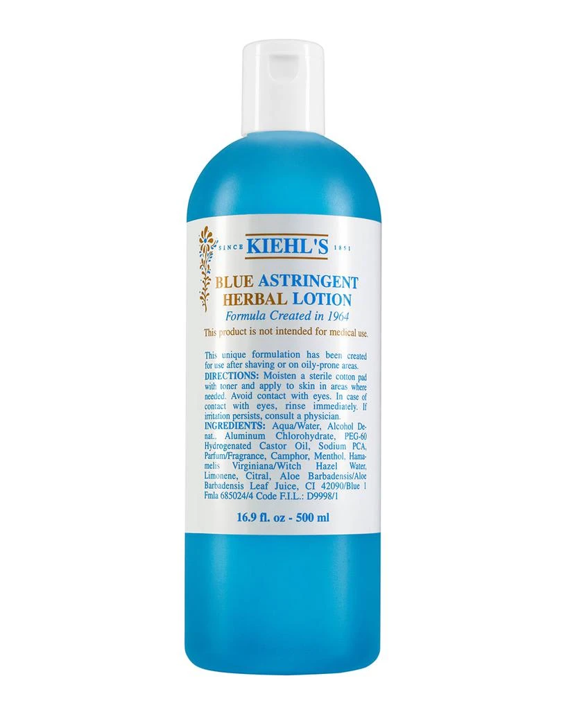 商品Kiehl's|Blue Astringent Herbal Lotion, 16.9oz.,价格¥279,第1张图片