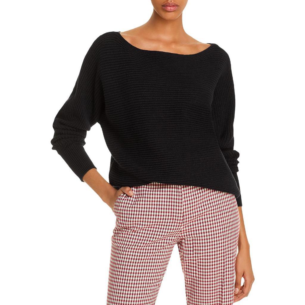 商品AQUA|Aqua Womens Ribbed Dolman Sleeve Sweater,价格¥90,第1张图片