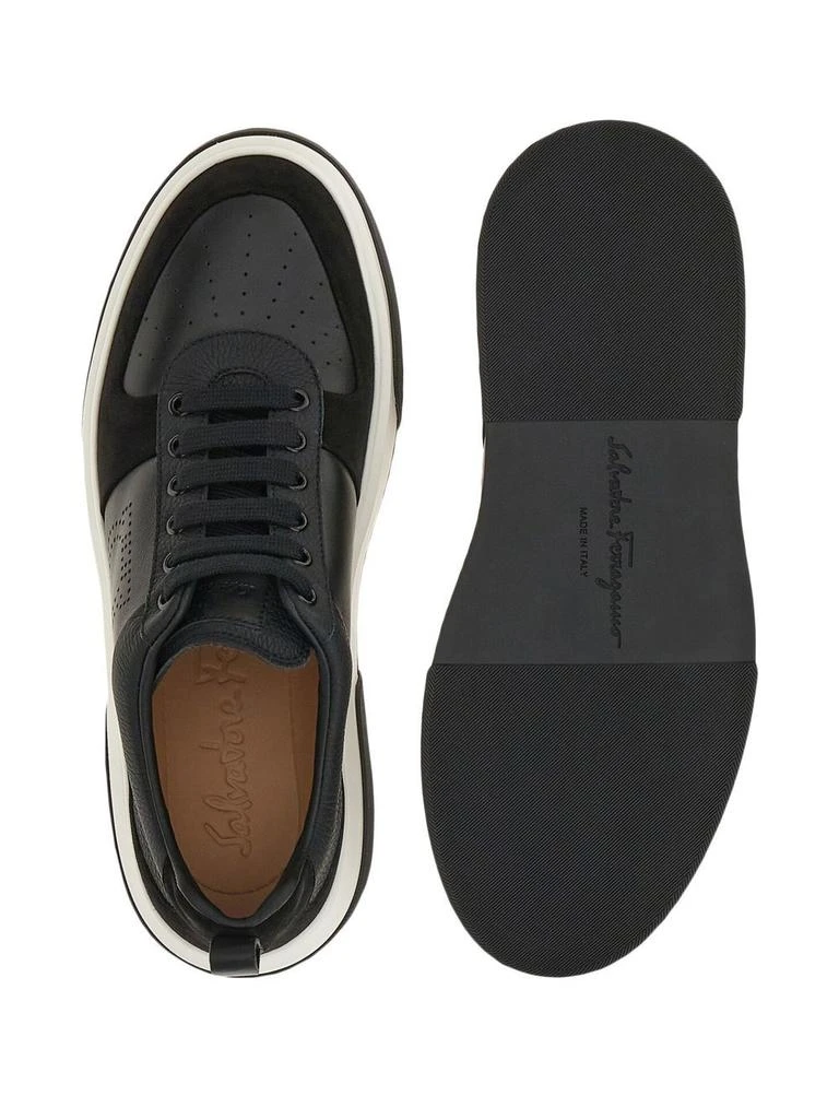 商品Salvatore Ferragamo|FERRAGAMO - Leather Sneakers,价格¥5690,第2张图片详细描述