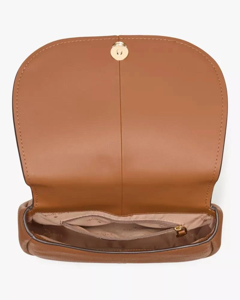 Kayla Pebbled Leather Saddle Bag 商品
