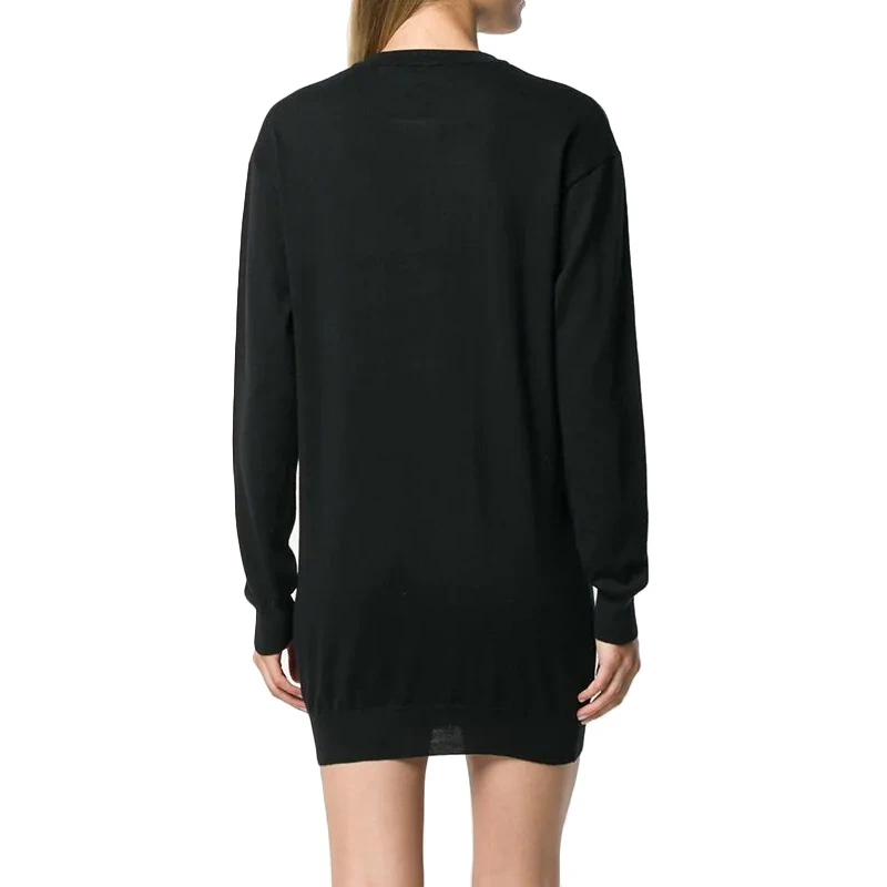 Moschino 莫斯奇诺 女士黑色长袖卫衣 EJ0491-5500-1555 商品