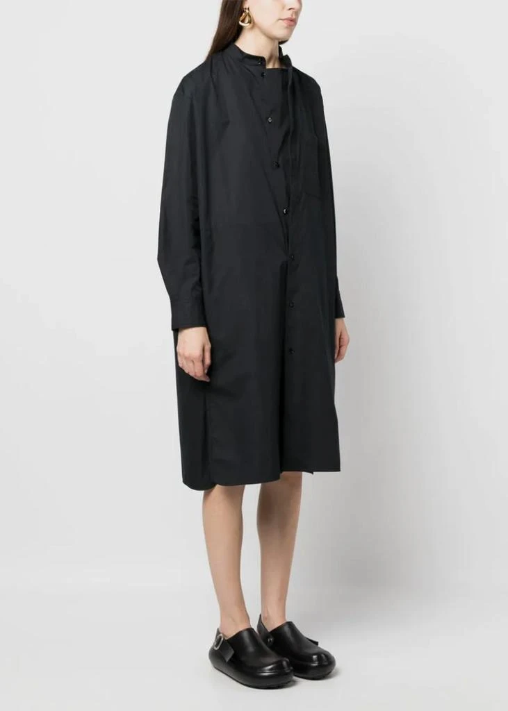 商品Lemaire|Lemaire Black Officer Collar Shirt Dress,价格¥3317,第3张图片详细描述