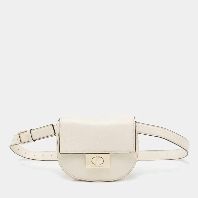 商品[二手商品] Kate Spade|Kate Spade White Leather Greenwood Place Rita Belt Bag,价格¥1181,第1张图片