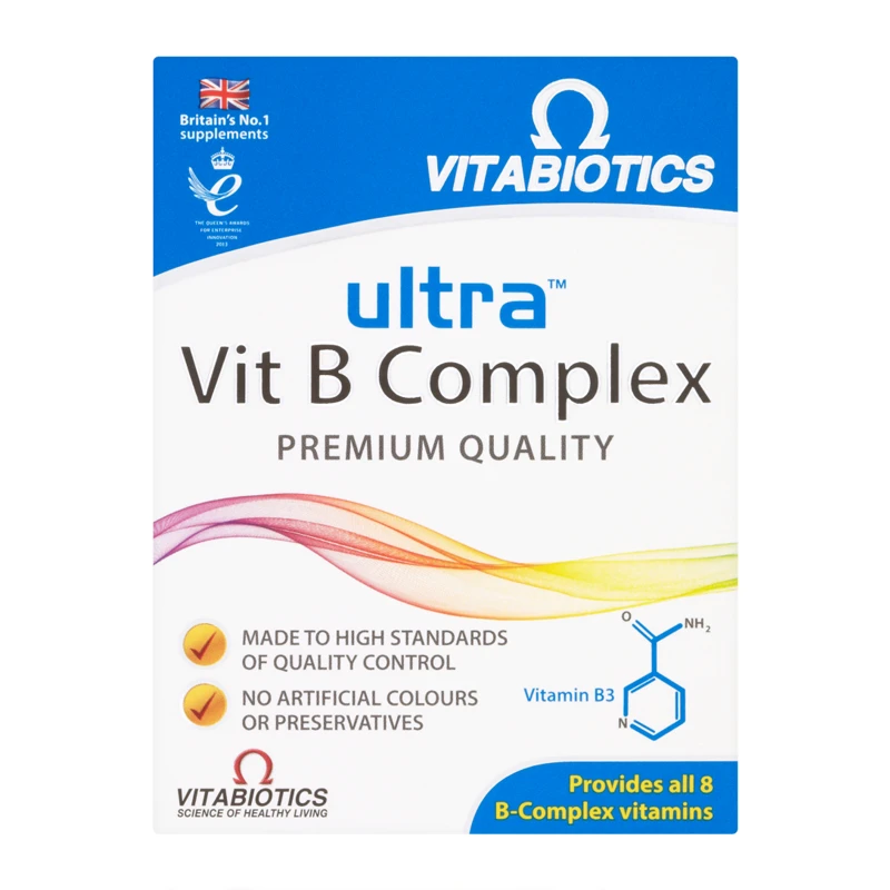 商品Vitabiotics|Vitabiotics 维百莱 复合维生素B营养片 60片,价格¥52,第1张图片