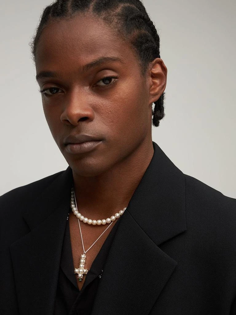 商品HATTON LABS|Inverted Imitation Pearl Necklace,价格¥1490,第1张图片详细描述