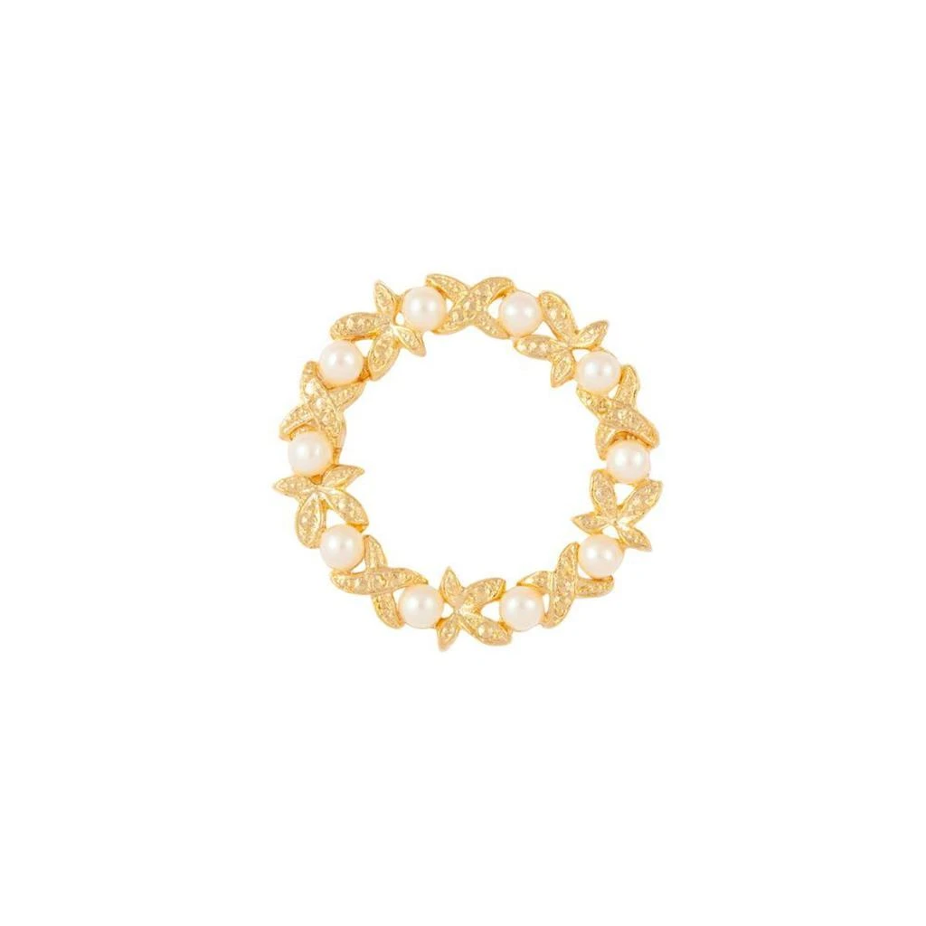 商品Susan Caplan Vintage|1980s vintage faux pearl wreath brooch,价格¥300,第3张图片详细描述