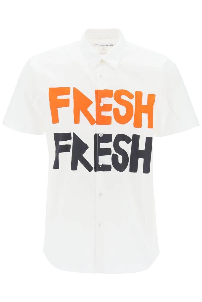 商品Comme des Garcons|Comme des garcons shirt fresh print poplin shirt,价格¥1001,第1张图片