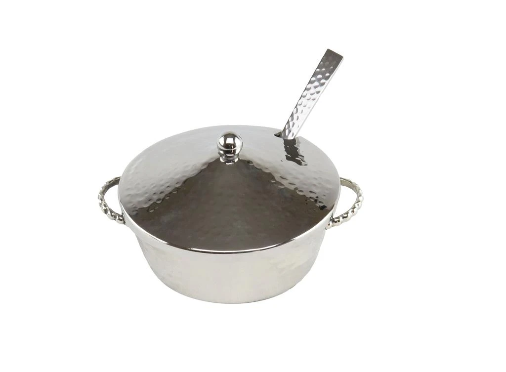 商品Classic Touch Decor|Nickel Hammered Cover for the Container Bowls,价格¥83,第1张图片