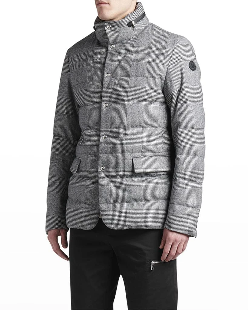 商品Moncler|Men's Danthonie Glen Check Down Jacket,价格¥22955,第1张图片