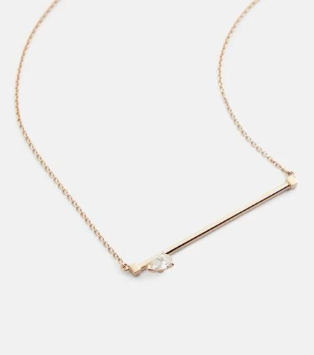 商品Repossi|Serti Sur Vide 18kt rose gold necklace with diamond,价格¥39565,第4张图片详细描述
