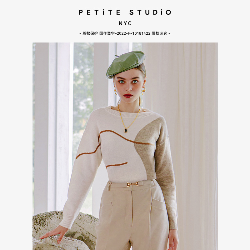 商品[国内直发] Petite Studio NYC|Lexi Wool Sweater | Lexi羊毛毛衣,价格¥1303,第1张图片