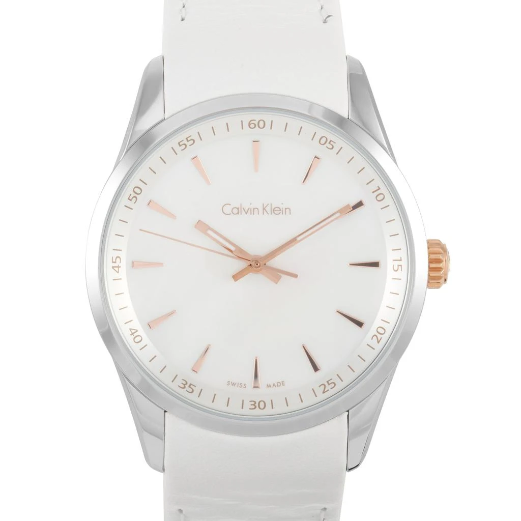 商品Calvin Klein|Calvin Klein Bold White Watch K5A31BLG,价格¥486,第1张图片