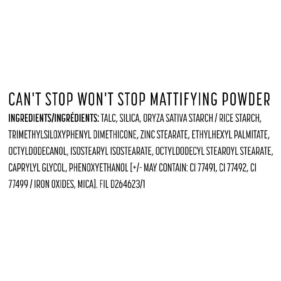商品NYX Professional Makeup|Can't Stop Won't Stop Mattifying Pressed Powder,价格¥70,第3张图片详细描述