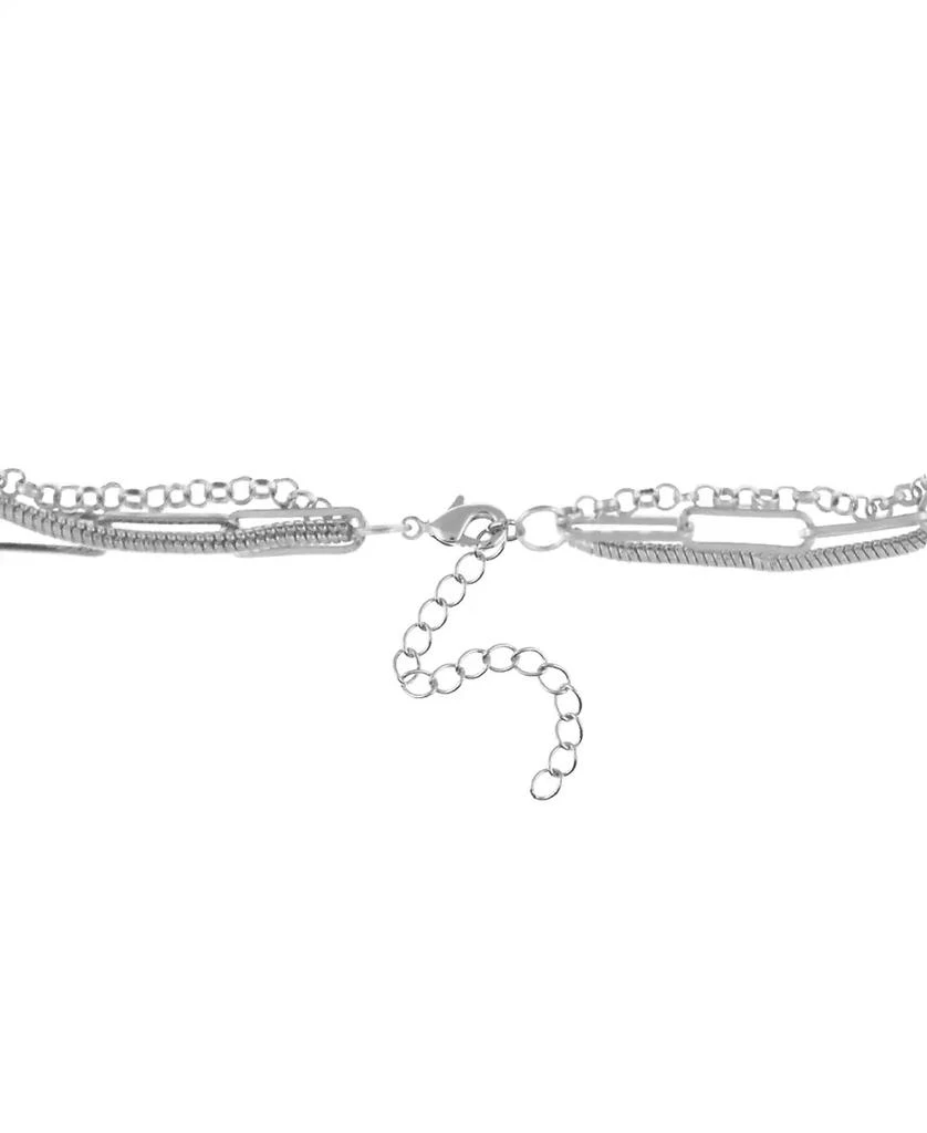 商品Essentials|Triple Row 16" Chain Necklace in Silver Plate or Gold Plate,价格¥115,第2张图片详细描述