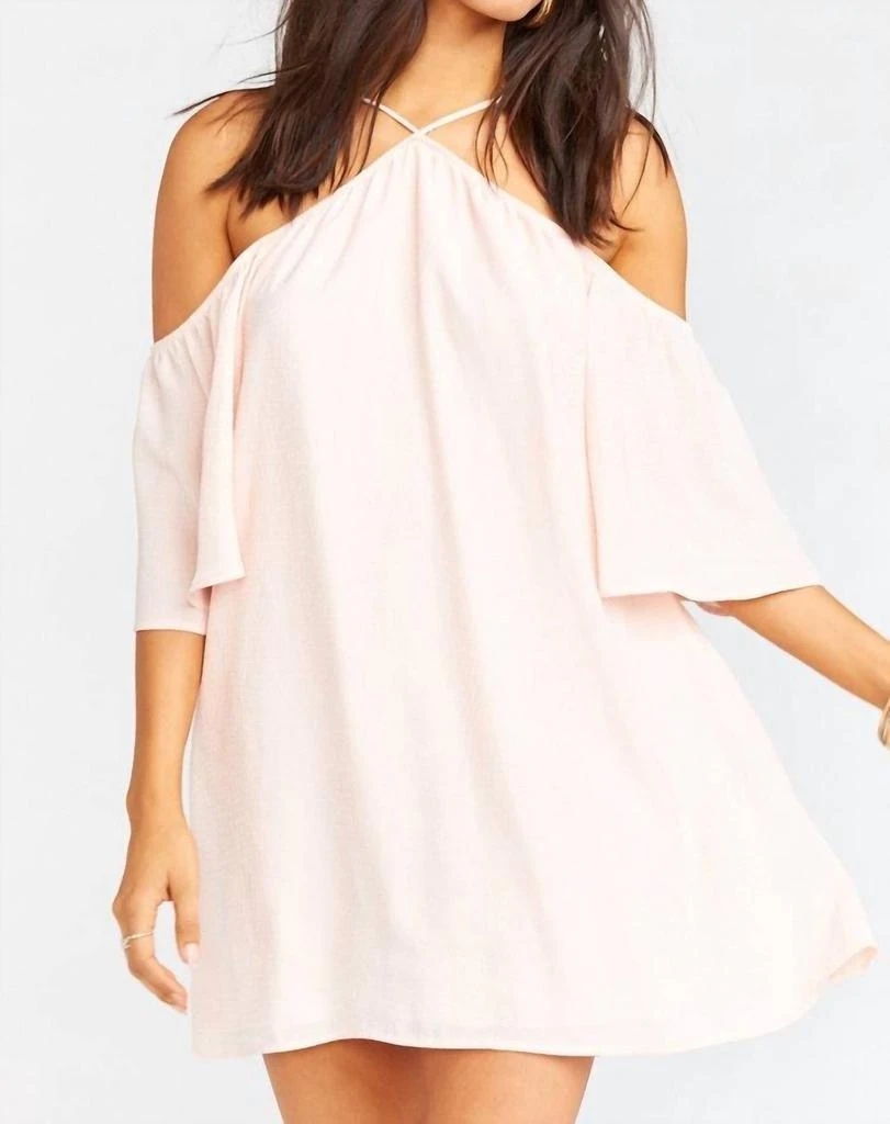 商品Show Me Your Mumu|Lindsay Halter Dress In Speckle Dots Pink,价格¥560,第1张图片