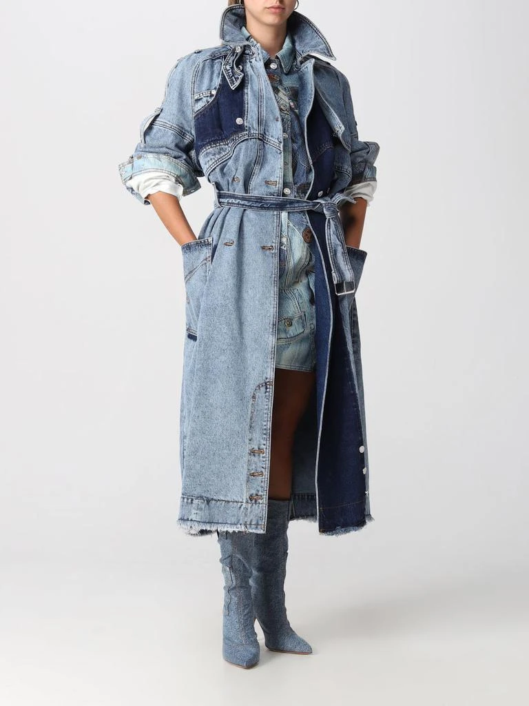 商品Moschino Jeans|Moschino Jeans trench coat for woman,价格¥3601,第2张图片详细描述