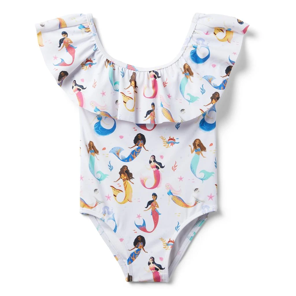 商品Janie and Jack|Little Mermaid Sisters One-Piece Swim (Toddler/Little Kids/Big Kids),价格¥383,第1张图片