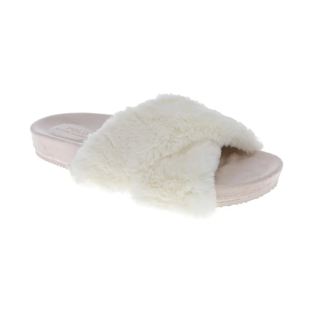 商品Ralph Lauren|Women's Elenore Cross Band Slide,价格¥480,第1张图片