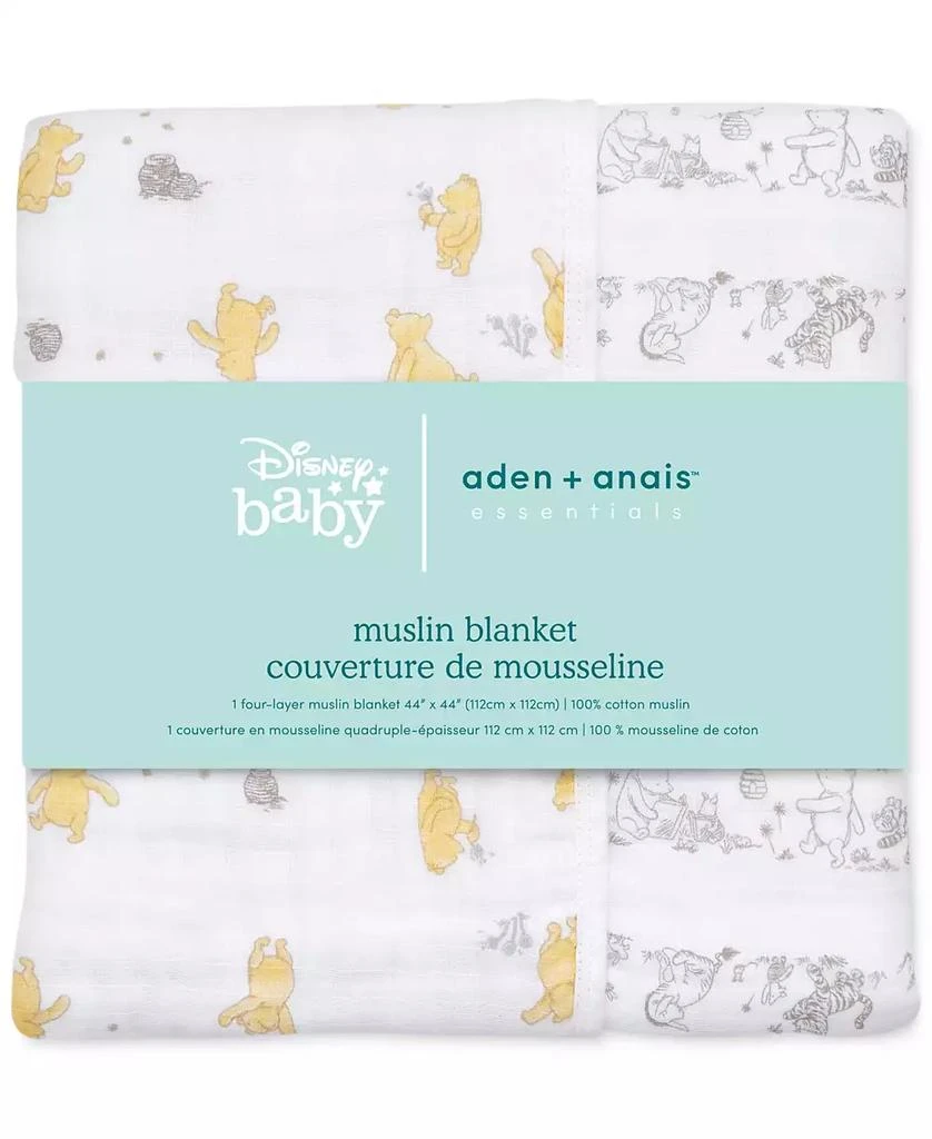 商品aden + anais|Baby Boys Winnie the Pooh Muslin Blanket,价格¥337,第2张图片详细描述