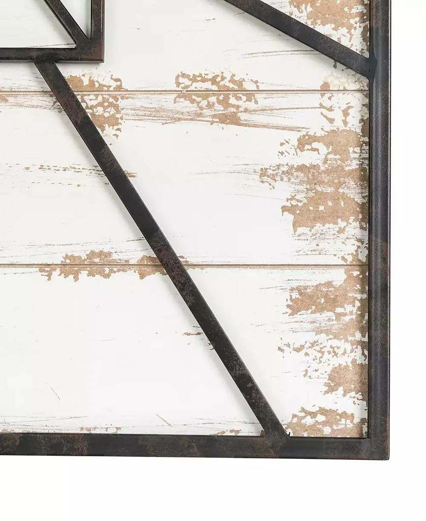 Oversized Farmhouse Wooden Wall Clock 商品