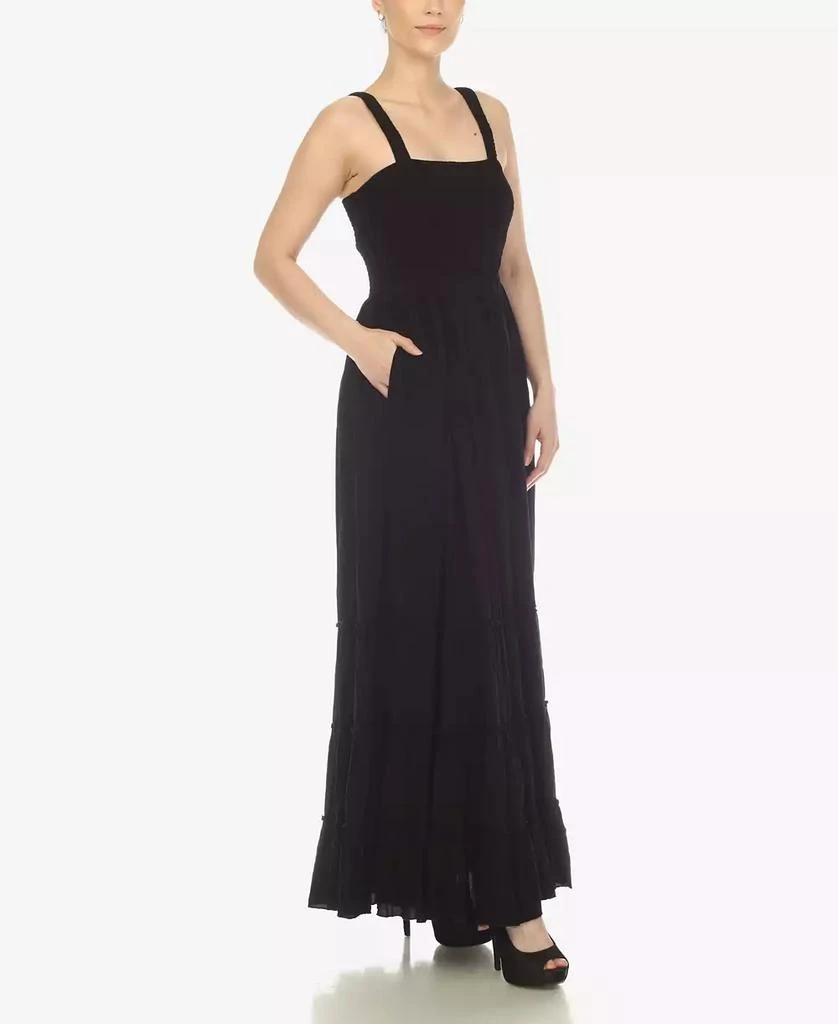 Women's Smocked Ruffle Maxi Dress 商品
