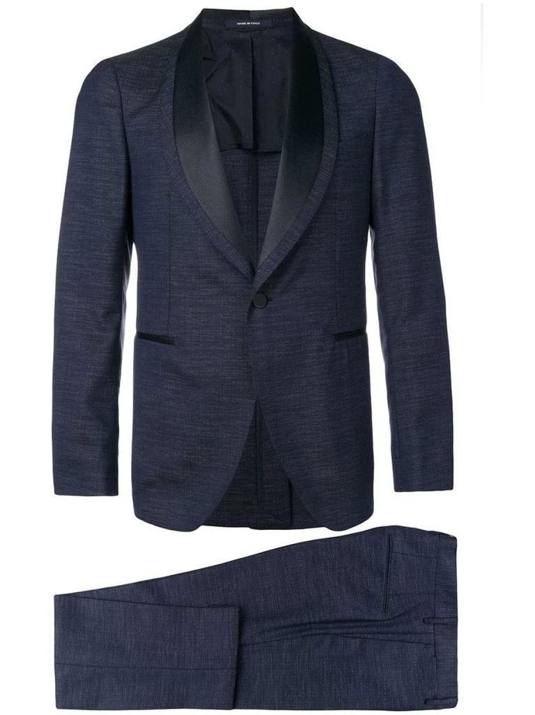 商品TAGLIATORE|Two-Piece Blue Suit With Tailored Jacket,价格¥9561,第1张图片