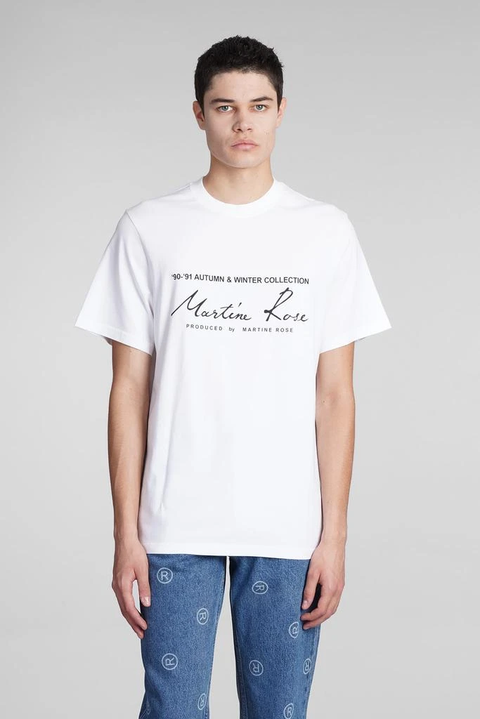 商品Martine Rose|Martine Rose T-shirt In White Cotton,价格¥934,第1张图片