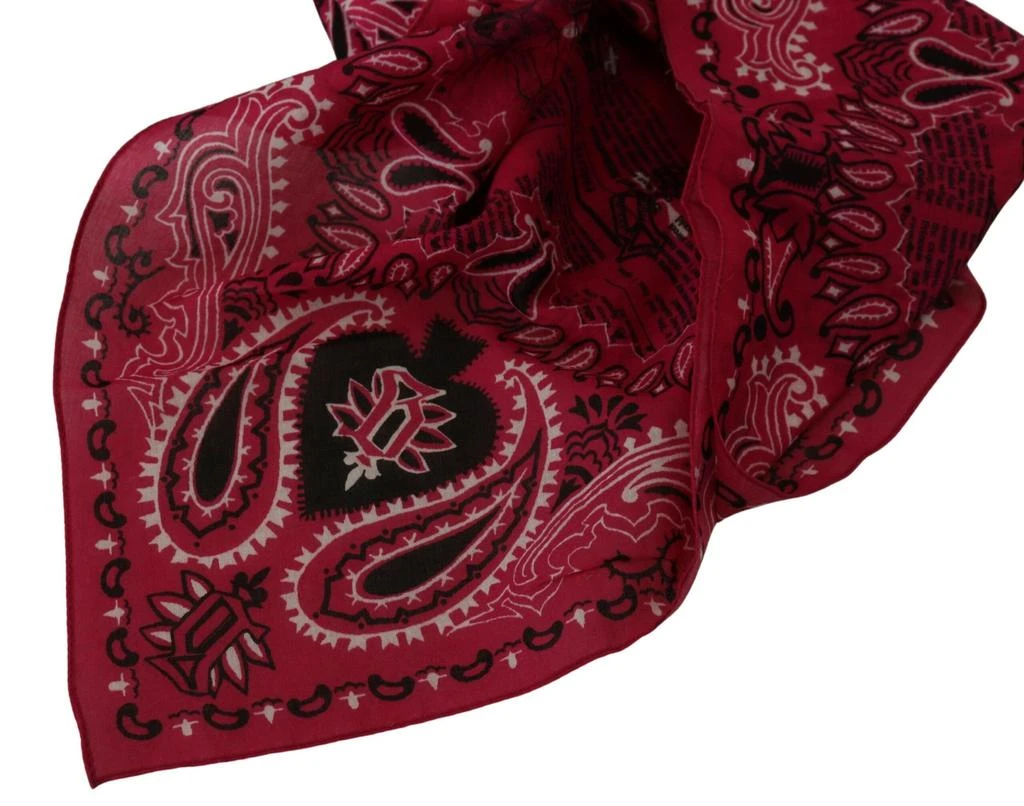 John Galliano Bandana Wrap Foulard Square Handkerchief Men's Scarf 商品