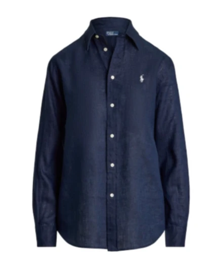 商品【商品预售7天发货】 Ralph Lauren|Ralph Lauren 女士衬衫 211970730002 蓝色,价格¥1265,第2张图片详细描述