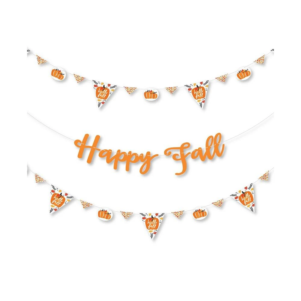 商品Big Dot of Happiness|Fall Pumpkin - Halloween or Thanksgiving Party Letter Banner Decoration - 36 Banner Cutouts and Happy Fall Banner Letters,价格¥157,第1张图片