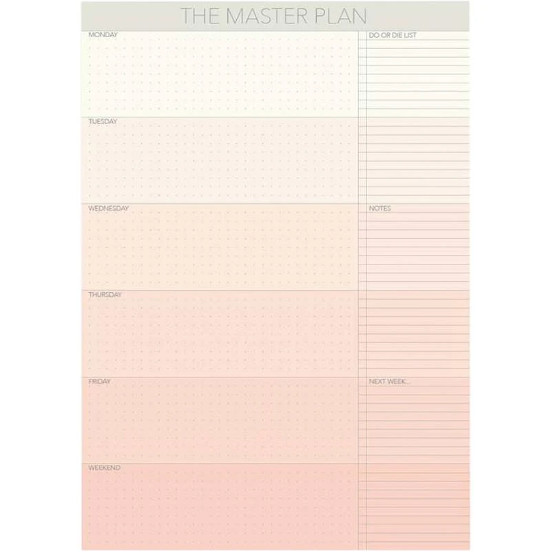 商品ViSSEVASSE|The master plan daily planner in pink,价格¥99,第1张图片