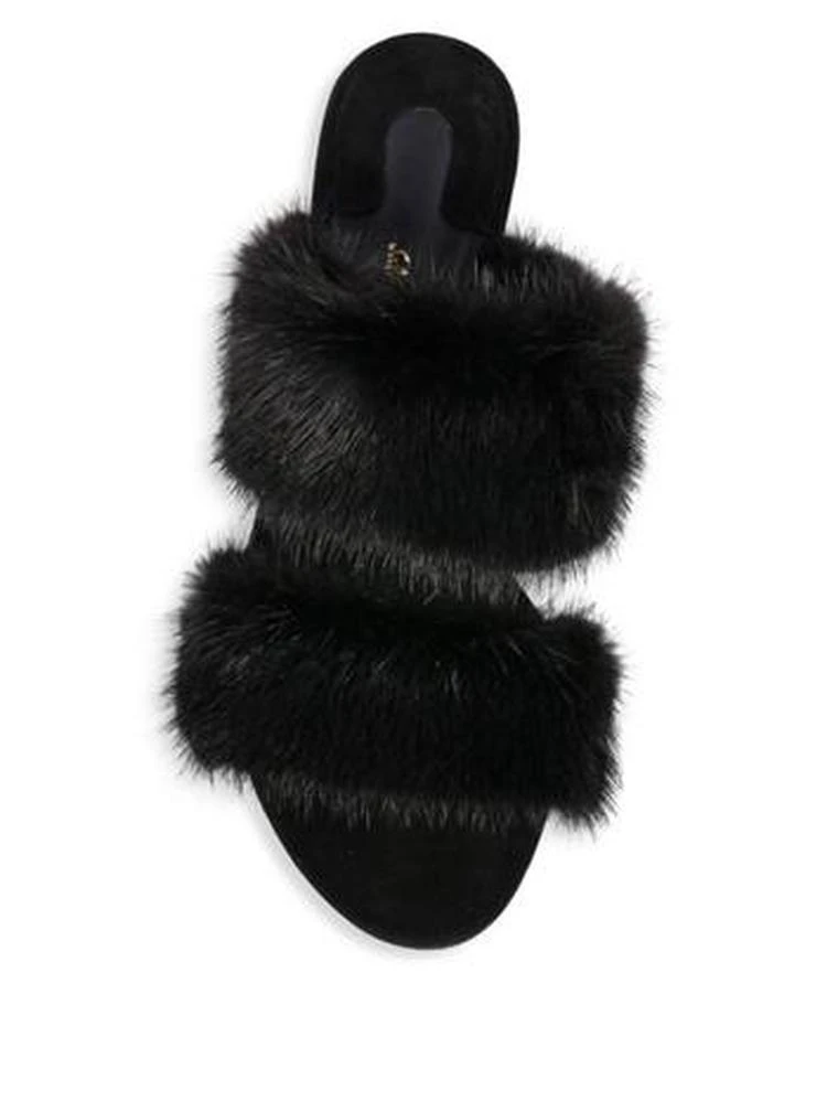 商品Salvatore Ferragamo|Salvatore Ferragamo - Belluno Mink Fur Mules,价格¥4244,第4张图片详细描述