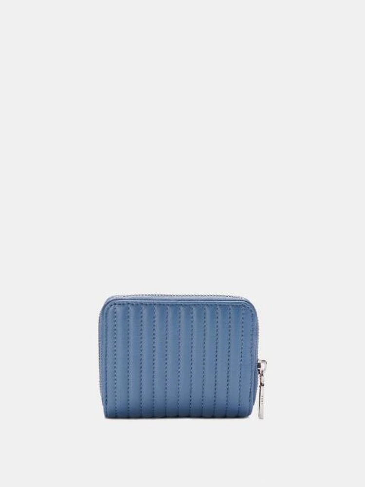 商品DKNY|SMALL QUILTED LAMB NAPPA PINSTRIPE CARRYALL WALLET,价格¥524,第3张图片详细描述