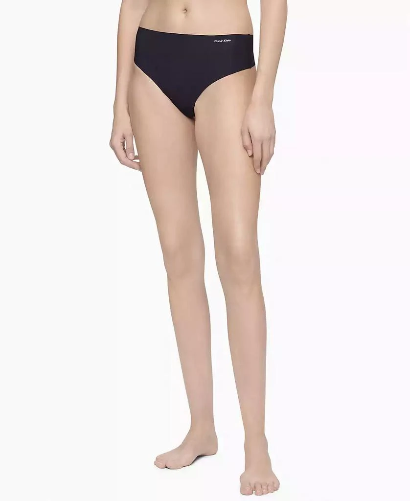 商品Calvin Klein|Women's Invisibles High-Waist Thong Underwear QD3864,价格¥80,第1张图片